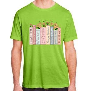 Women Of The Bible Floral Books Christian Jesus Adult ChromaSoft Performance T-Shirt