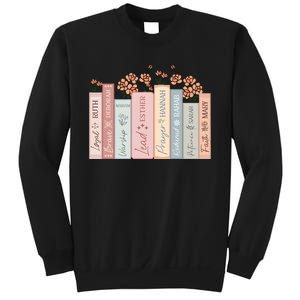 Women Of The Bible Floral Books Christian Jesus Sweatshirt