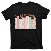 Women Of The Bible Floral Books Christian Jesus T-Shirt