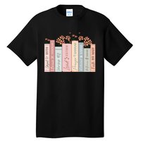 Women Of The Bible Floral Books Christian Jesus Tall T-Shirt