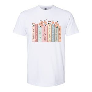 Women Of The Bible Floral Books Christian Jesus Softstyle CVC T-Shirt