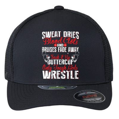 Wrestling Only Tough Wrestle Flexfit Unipanel Trucker Cap