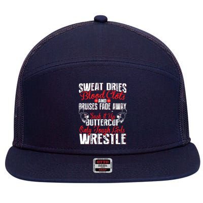 Wrestling Only Tough Wrestle 7 Panel Mesh Trucker Snapback Hat