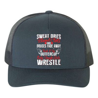 Wrestling Only Tough Wrestle Yupoong Adult 5-Panel Trucker Hat