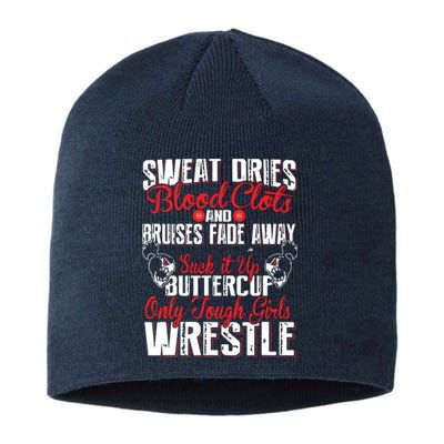 Wrestling Only Tough Wrestle Sustainable Beanie