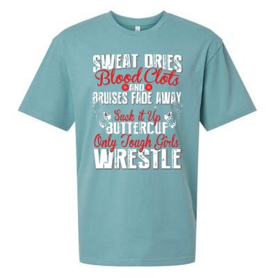 Wrestling Only Tough Wrestle Sueded Cloud Jersey T-Shirt