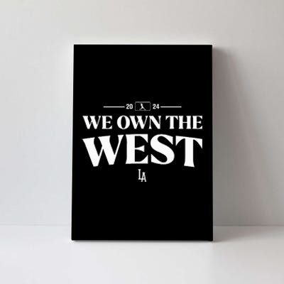 We Own The West La Blue 2024 Canvas