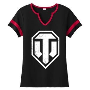 World Of Tanks Ladies Halftime Notch Neck Tee