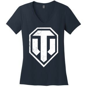 World Of Tanks Women's V-Neck T-Shirt