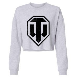 World Of Tanks Cropped Pullover Crew