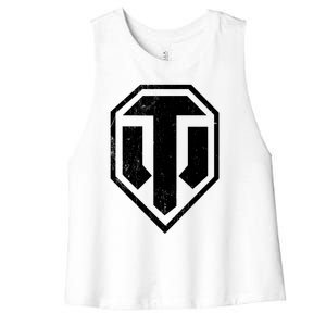 World Of Tanks Women's Racerback Cropped Tank