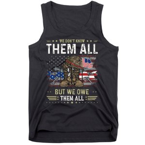 We Owe Them All Partiotic Veterans Day Tank Top