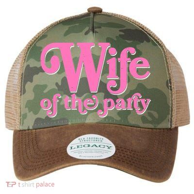 Wife Of The Party Bachelorette Bride Legacy Tie Dye Trucker Hat