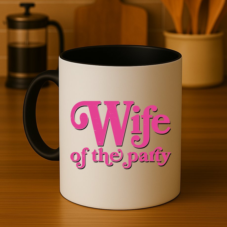 Wife Of The Party Bachelorette Bride Mug