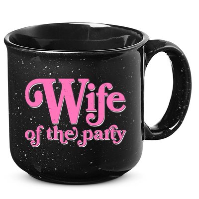 Wife Of The Party Bachelorette Bride 15oz Campfire Ceramic Mug