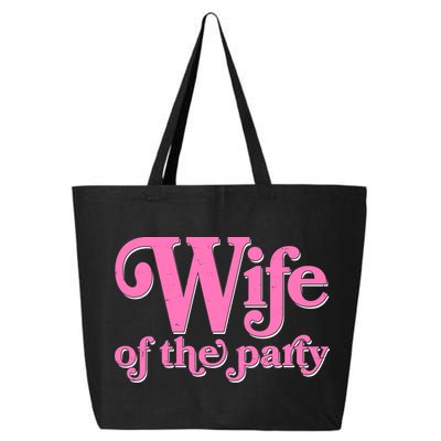 Wife Of The Party Bachelorette Bride 25L Jumbo Tote