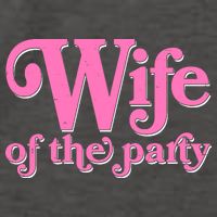 Wife Of The Party Bachelorette Bride Vector Backpack