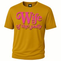 Wife Of The Party Bachelorette Bride Cooling Performance Crew T-Shirt
