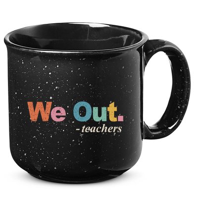 We Out Teachers Teacher Last Day Of School End Year Retro 15oz Campfire Ceramic Mug