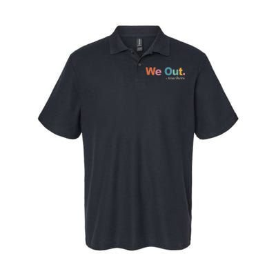 We Out Teachers Teacher Last Day Of School End Year Retro Softstyle Adult Sport Polo