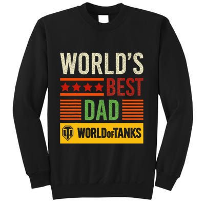 World Of Tanks Father Day Worlds Best Dad Sweatshirt
