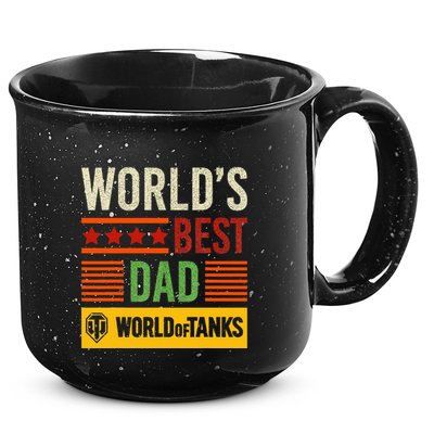 World Of Tanks Father Day Worlds Best Dad 15oz Campfire Ceramic Mug