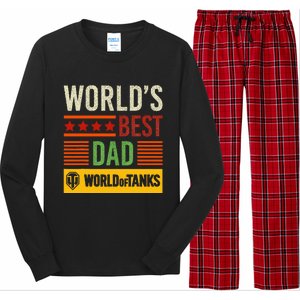 World Of Tanks Father Day Worlds Best Dad Long Sleeve Pajama Set