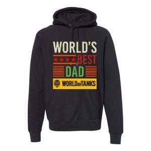 World Of Tanks Father Day Worlds Best Dad Premium Hoodie