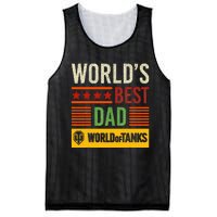 World Of Tanks Father Day Worlds Best Dad Mesh Reversible Basketball Jersey Tank