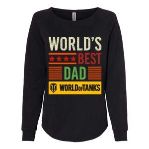 World Of Tanks Father Day Worlds Best Dad Womens California Wash Sweatshirt