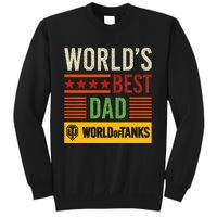 World Of Tanks Father Day Worlds Best Dad Tall Sweatshirt