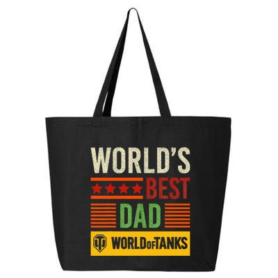 World Of Tanks Father Day Worlds Best Dad 25L Jumbo Tote