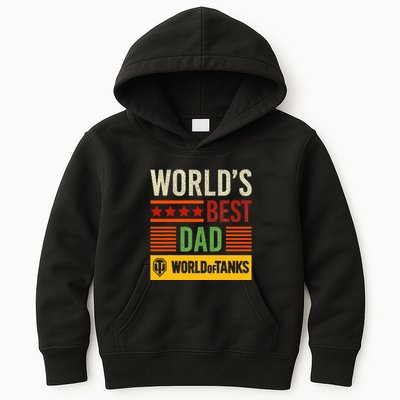 World Of Tanks Father Day Worlds Best Dad Kids Hoodie