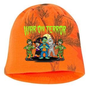 War On Terror Political Humor Funny Dark Humor Horror Satire Kati - Camo Knit Beanie