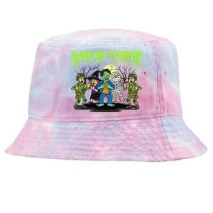 War On Terror Political Humor Funny Dark Humor Horror Satire Tie-Dyed Bucket Hat