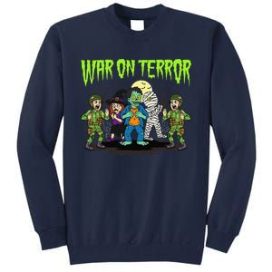 War On Terror Political Humor Funny Dark Humor Horror Satire Tall Sweatshirt