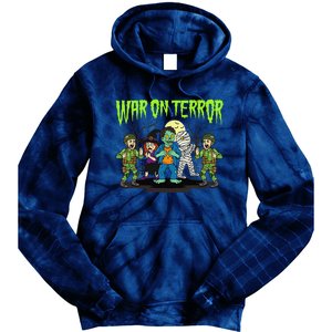 War On Terror Political Humor Funny Dark Humor Horror Satire Tie Dye Hoodie