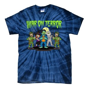 War On Terror Political Humor Funny Dark Humor Horror Satire Tie-Dye T-Shirt