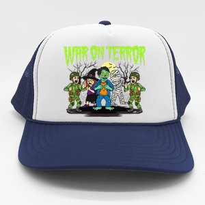 War On Terror Political Humor Funny Dark Humor Horror Satire Trucker Hat