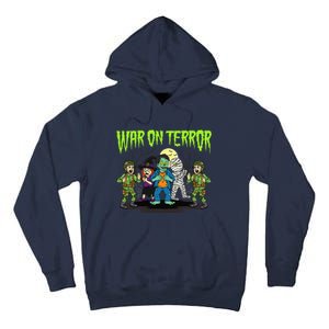 War On Terror Political Humor Funny Dark Humor Horror Satire Tall Hoodie