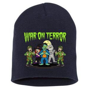 War On Terror Political Humor Funny Dark Humor Horror Satire Short Acrylic Beanie