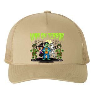 War On Terror Political Humor Funny Dark Humor Horror Satire Yupoong Adult 5-Panel Trucker Hat