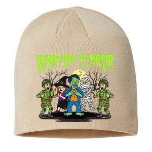 War On Terror Political Humor Funny Dark Humor Horror Satire Sustainable Beanie