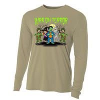 War On Terror Political Humor Funny Dark Humor Horror Satire Cooling Performance Long Sleeve Crew