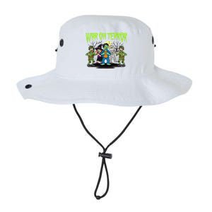 War On Terror Political Humor Funny Dark Humor Horror Satire Legacy Cool Fit Booney Bucket Hat