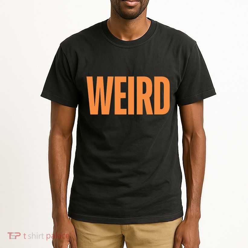 Weird Orange Text Single Word Tall T-Shirt