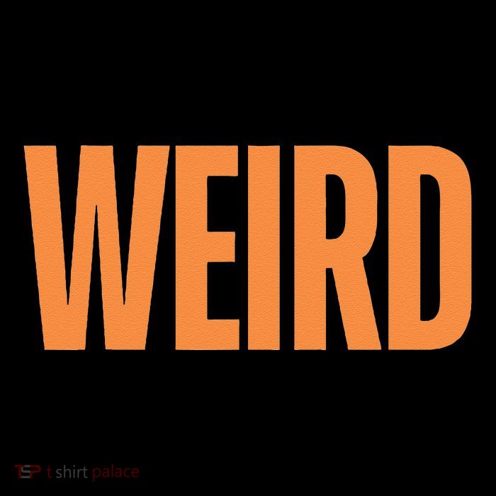 Weird Orange Text Single Word Impact Tech Backpack