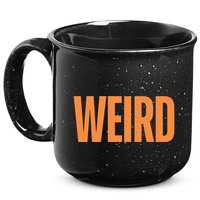 Weird Orange Text Single Word 15oz Campfire Ceramic Mug
