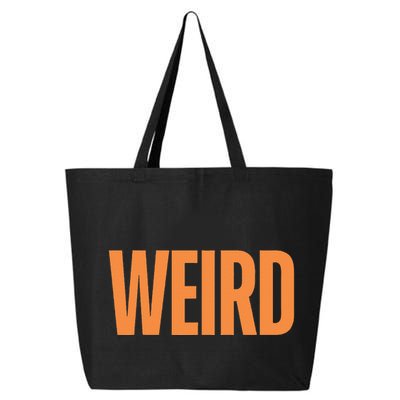 Weird Orange Text Single Word 25L Jumbo Tote