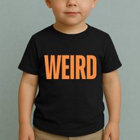 Weird Orange Text Single Word Toddler T-Shirt